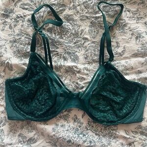 Auden Target Brand Sheer leopard Bra